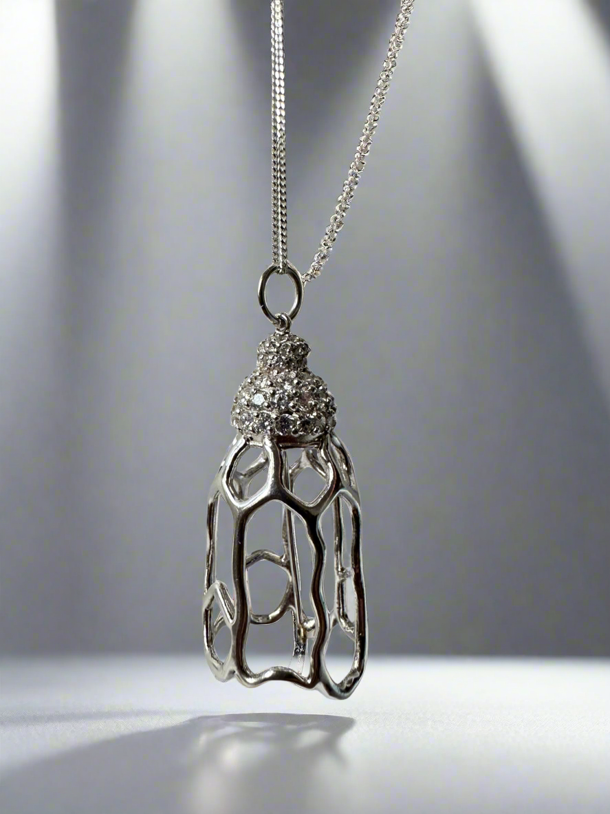 Bee cell pendant